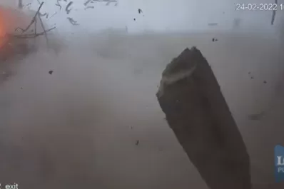 Video: misiles rusos impactaron contra depósitos militares de Ucrania