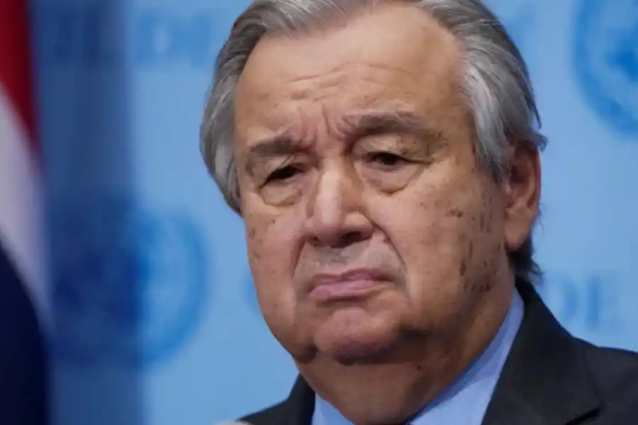 António Guterres, secretario general de la ONU.