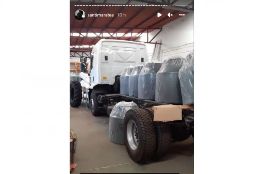 Foto Instagram @santimaratea