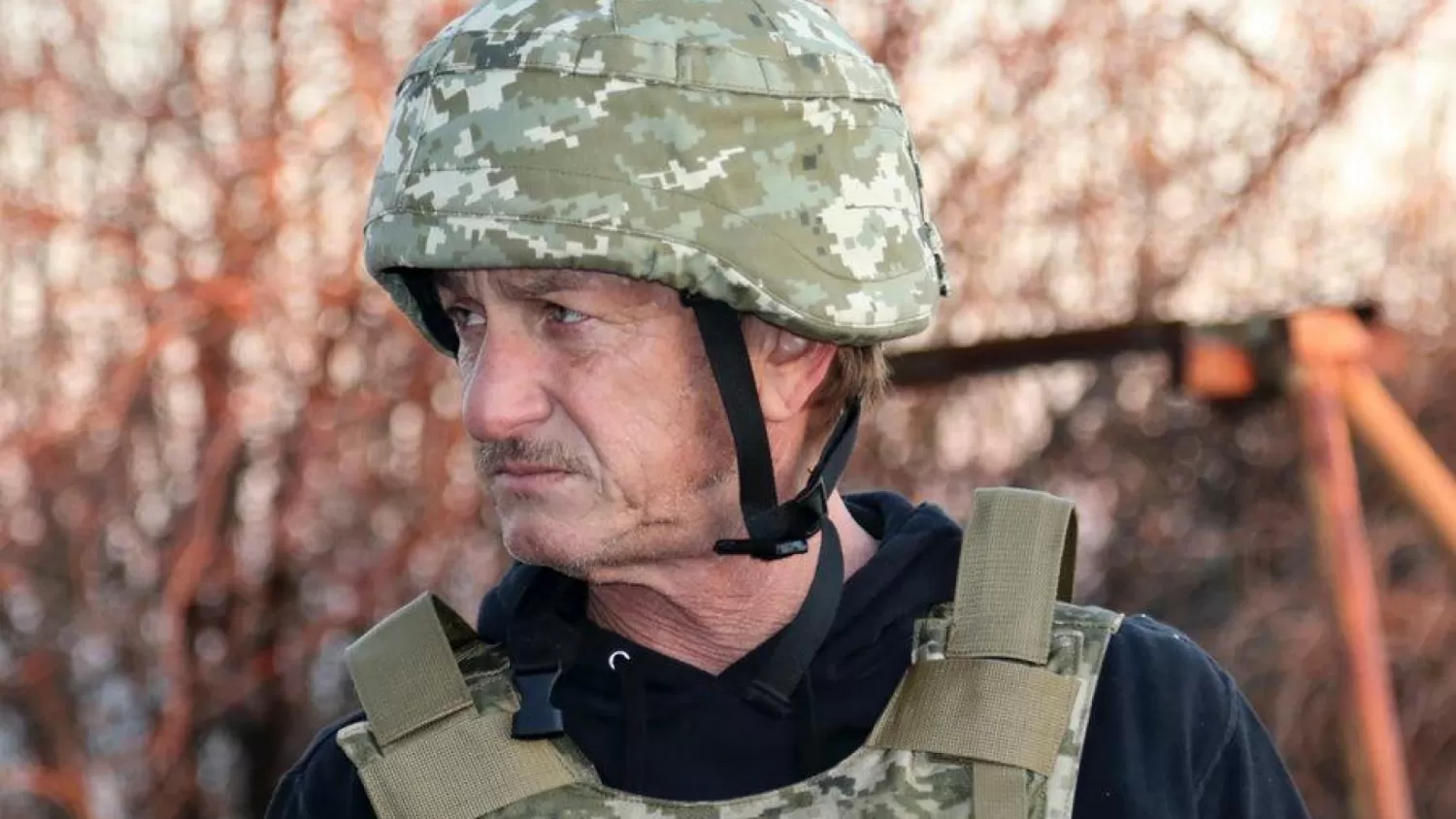 Sean Penn ya está en Ucrania para filmar un documental sobre la guerra