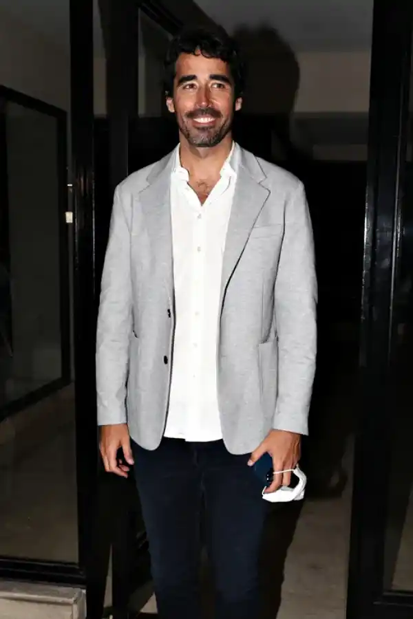 EL NIETO. Nacho Viale asistió; no así las mujeres Tinayre-Viale. la nación 