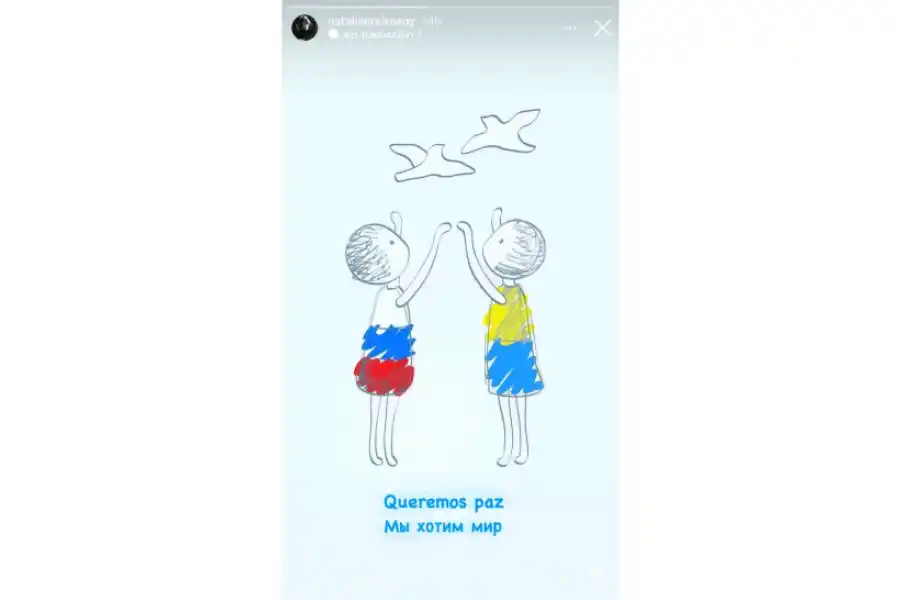 Natalia Oreiro rompió el silencio sobre Rusia y expresó su deseo