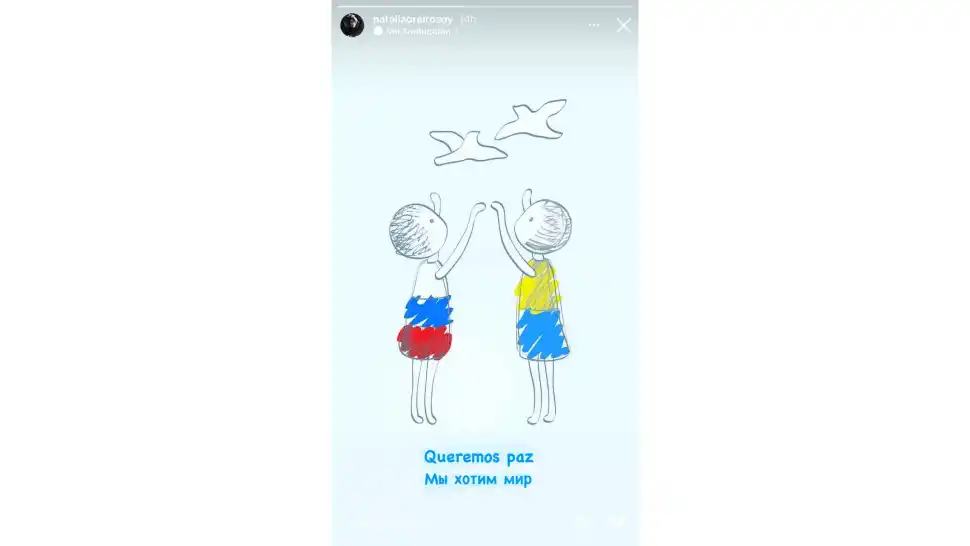 Natalia Oreiro rompió el silencio sobre Rusia y expresó su deseo