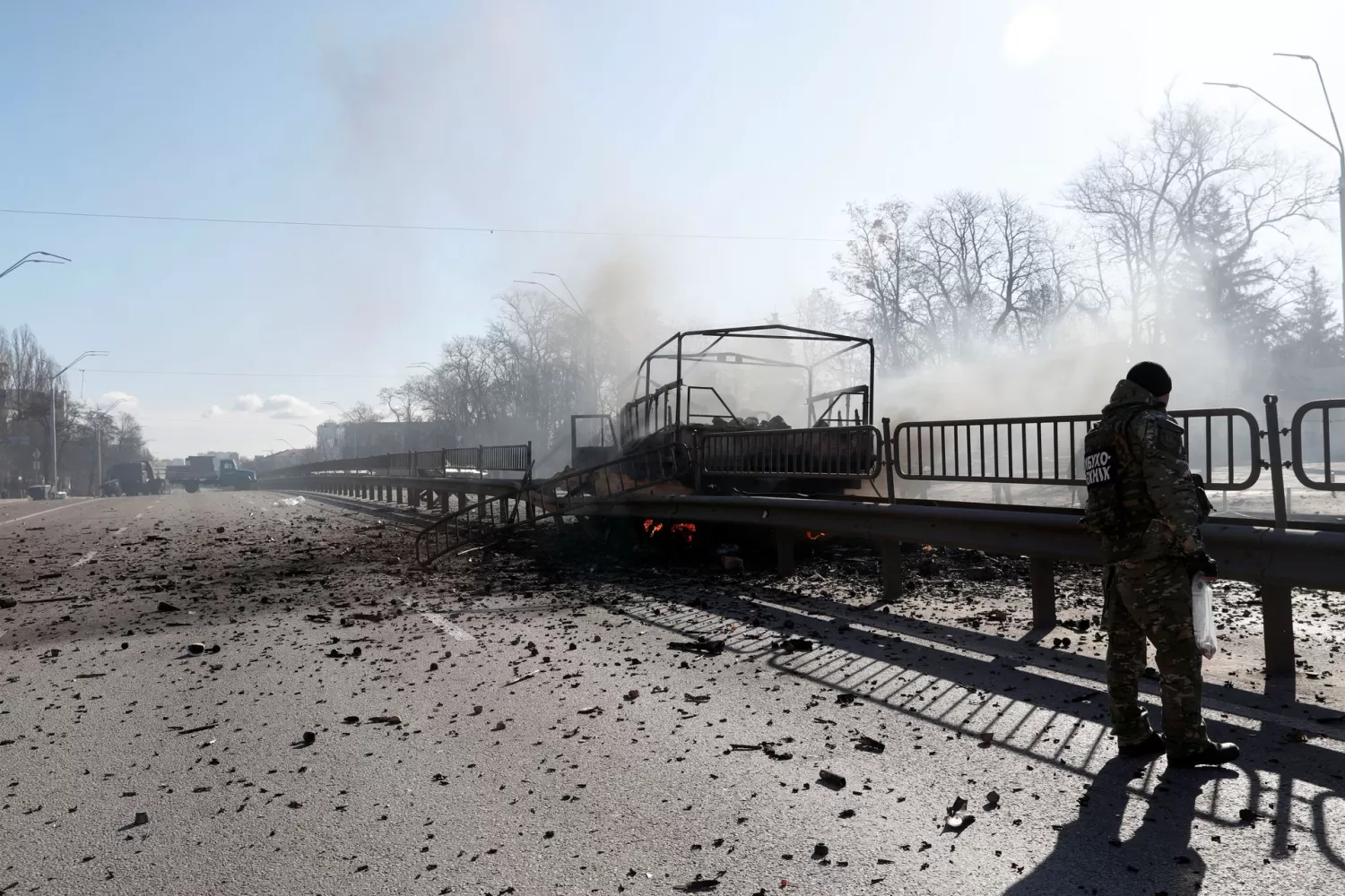 EN GUERRA. Kiev es uno de los escenarios de la invasión rusa sobre Ucrania. Foto: Reuters