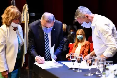 Firmaron convenios para la ejecución de programas federales de inversión