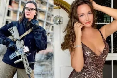 Miss Ucrania se sumó al ejército para luchar contra Rusia
