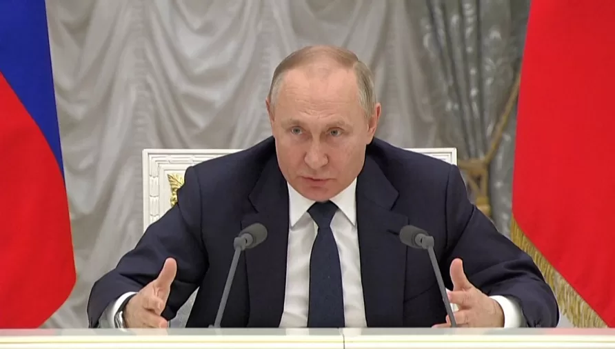 Vladimir Putin. El presidente ruso ordenó la invasión de Ucrania en febrero pasado. Foto de Archivo Reuters