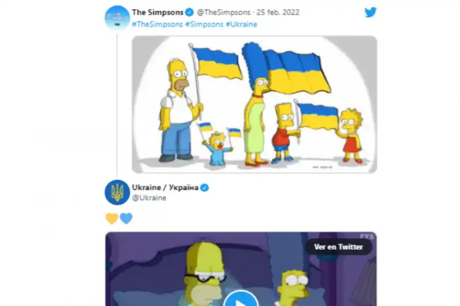 El llamativo meme que compartió la cuenta oficial de Ucrania en medio del conflicto