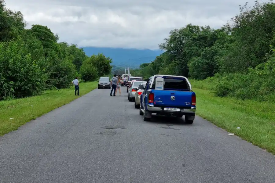 Levantaron el corte y ya se puede circular por la ruta camino a los Valles