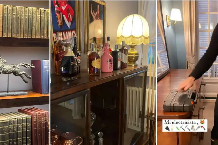 Lujo total: Wanda Nara mostró el living, el balcón y la vista de su casa en Milán