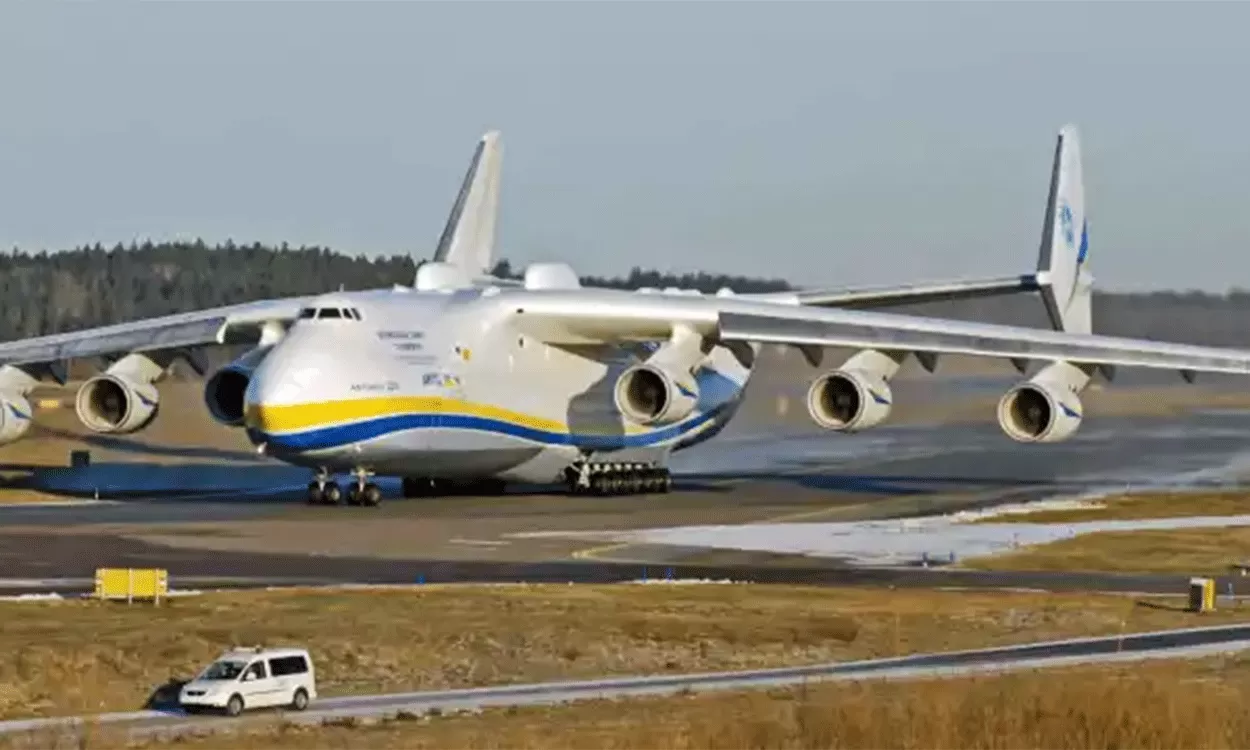 ¿Cómo era el avión más grande del mundo que destruyó Rusia en Ucrania?