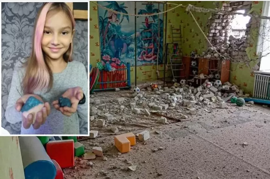 Alisa Hlans, la pequeña fallecida en el bombardeo a un jardín de infantes en Okhtyrka 