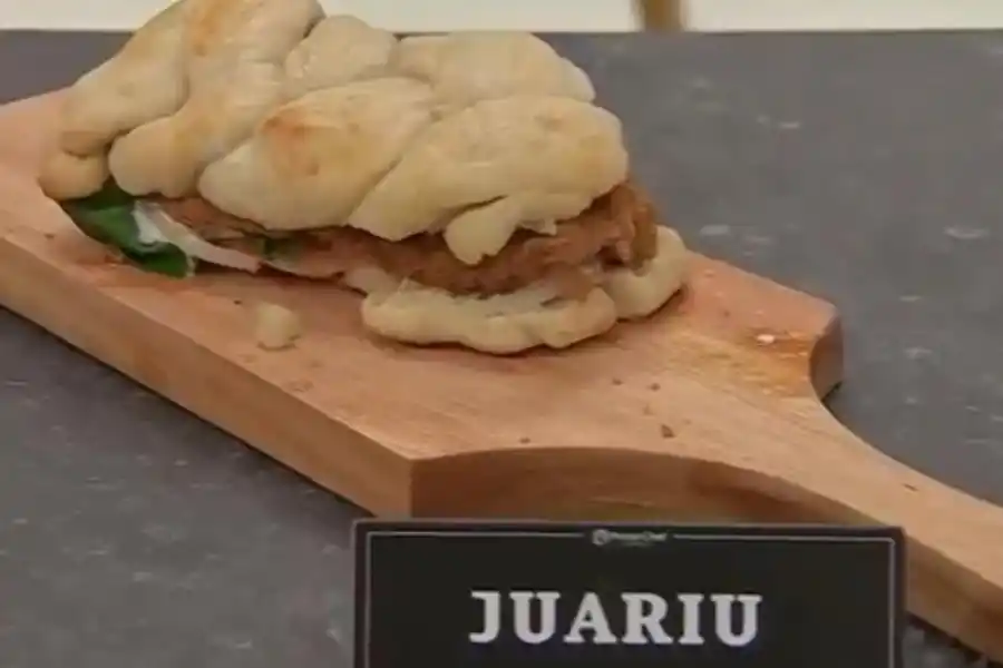 Con un sándwich de milanesa muy elogiado y bien tucumano, “Juariu” se salvó de la eliminación en Masterchef