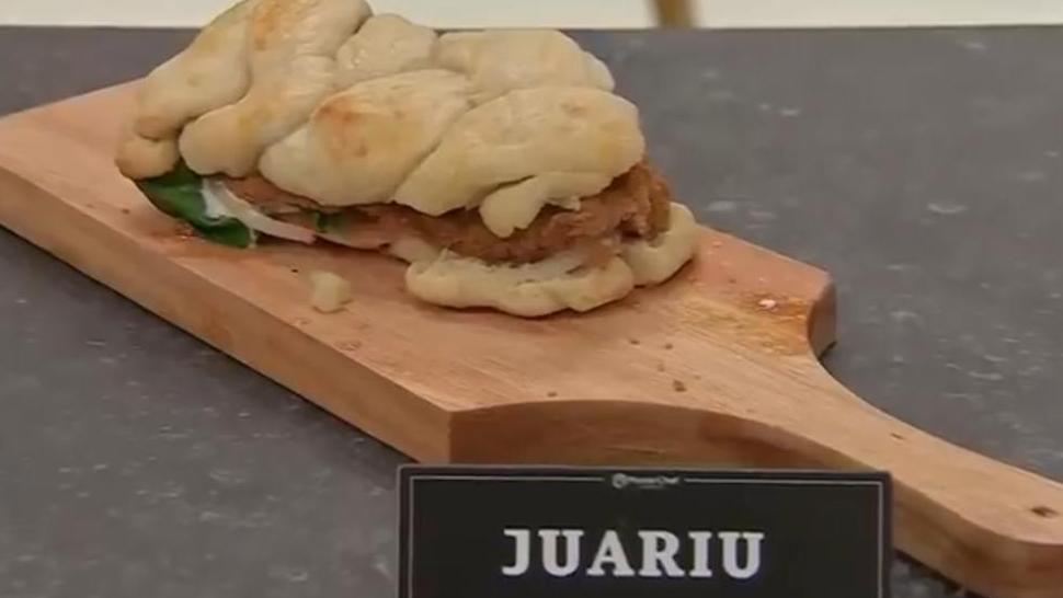 Con un sándwich de milanesa muy elogiado y bien tucumano, “Juariu” se salvó de la eliminación en Masterchef