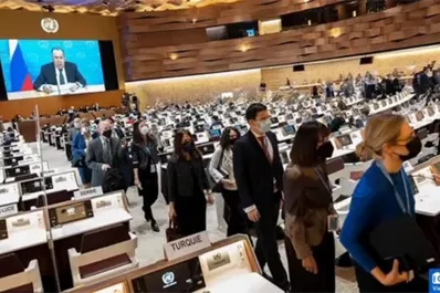 Boicot masivo al discurso del canciller ruso en la Conferencia de Desarme en Ginebra