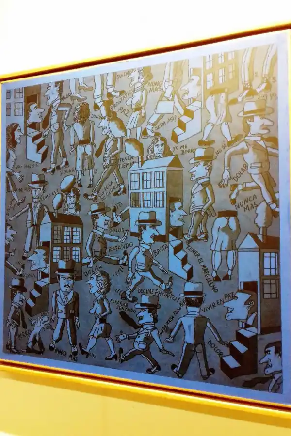 MIRADA A LA SOCIEDAD. Una de las clásicas obras del artista cordobés.