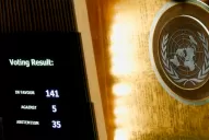 La ONU aprobó una resolución que exige el retiro de las tropas de Rusia