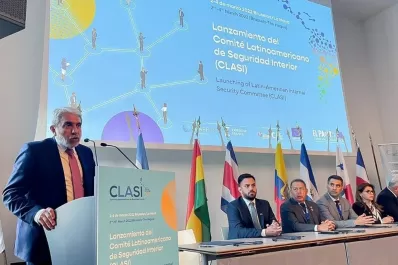 Aníbal Fernández fue elegido presidente del Comité Latinoamericano de Seguridad Interior