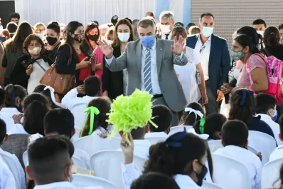 Necesitamos que los chicos estén en la escuela, afirmó Jaldo en Alderetes