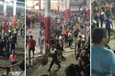 Video: incidentes tras el fin de las restricciones en un festival en Tucumán