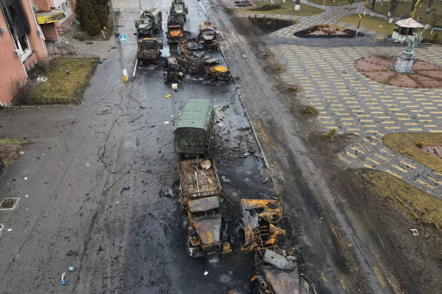DRAMA EN UCRANIA. Las principales ciudades son blanco de bombardeos por parte de las tropas rusas. Foto de Reuters