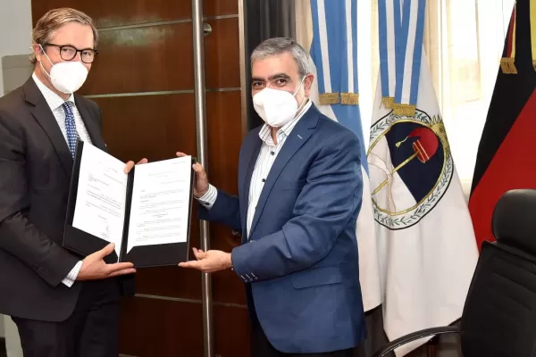 Alfaro recibió al embajador de Alemania en la Argentina