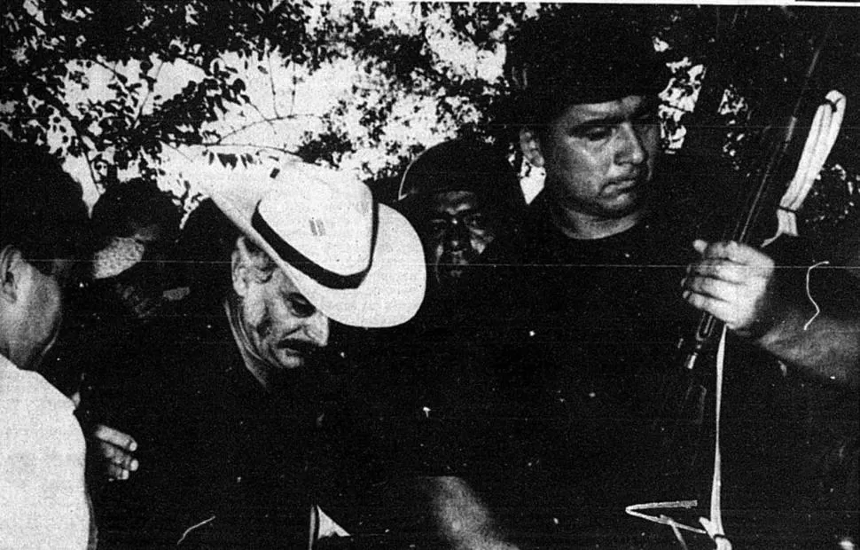 ATRAPADO. Mario Oscar Ferreyra fue detenido el 3 de marzo de 1992 en Zorro Muerto. 