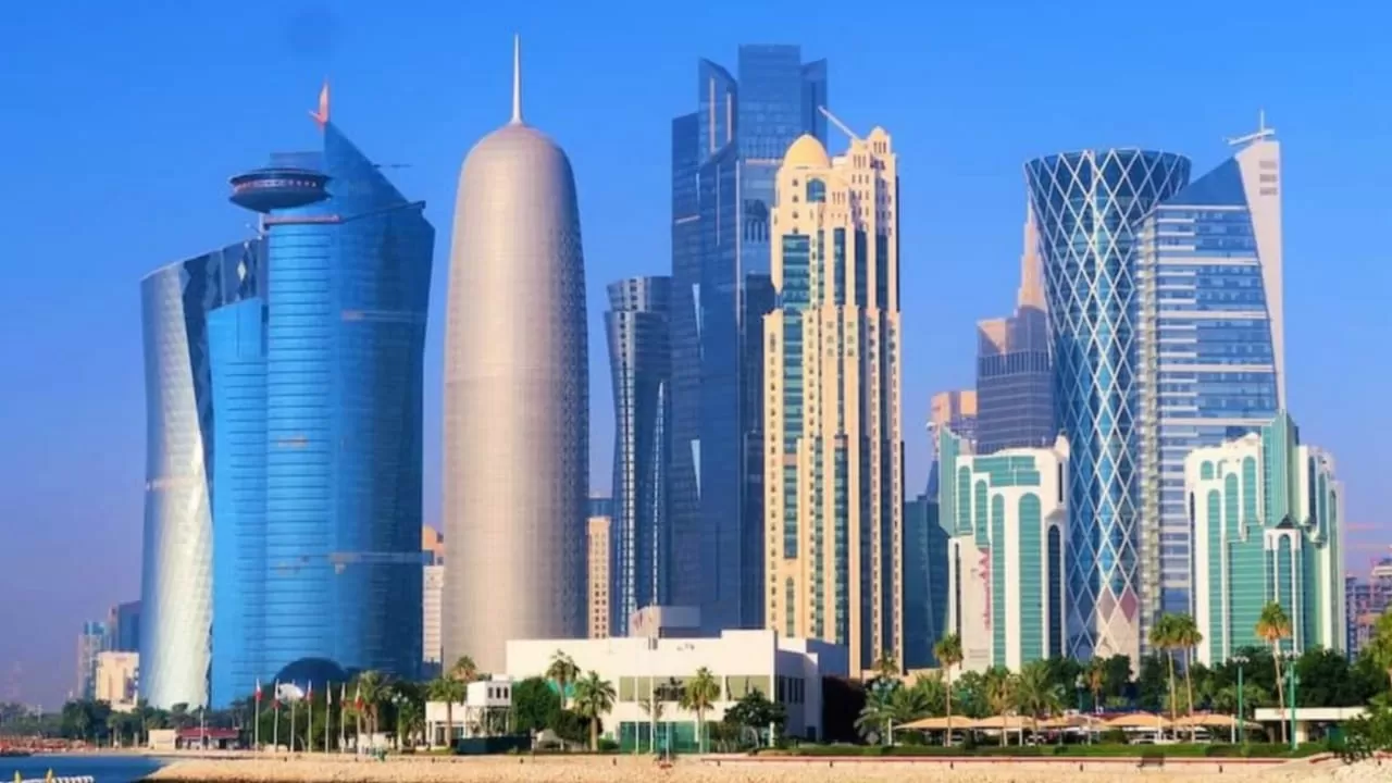 La imponente ciudad de Qatar.