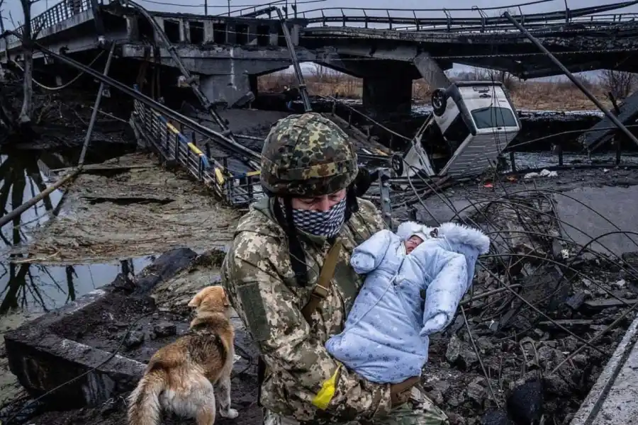 Las secuelas de la guerra tras 10 días de bombardeos de Rusia contra Ucrania