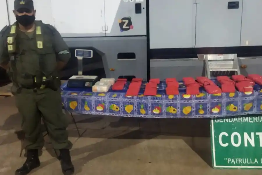 Foto tomada de Gendarmería Nacional.