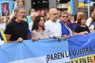 Rodríguez Larreta participó de la marcha “Estamos con Ucrania”