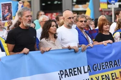 Rodríguez Larreta participó de la marcha “Estamos con Ucrania”
