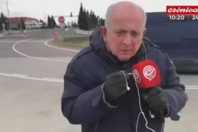 Chiche Gelblung finalizó su cobertura en Ucrania y regresa a la Argentina