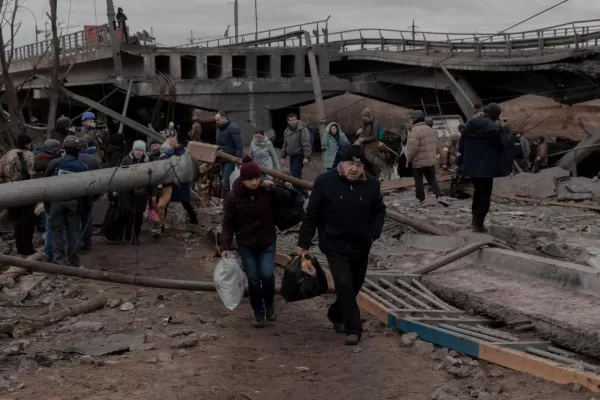 Feroz resistencia ucraniana cerca de Kiev