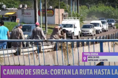 El Camino del Perú estará cortado por tareas de limpieza