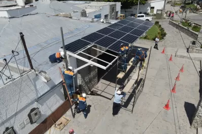 Se inauguró un sistema fotovoltaico de electricidad en la Municipalidad de Tafí del Valle