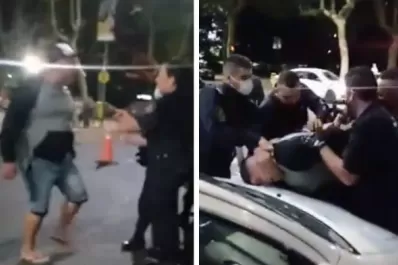 Video: no usaba casco, lo paró una inspectora y amenazó con matarla