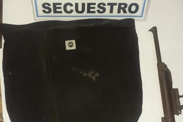 Dos jóvenes  amenazaron con un arma de aire comprimido a una mujer y a su hija