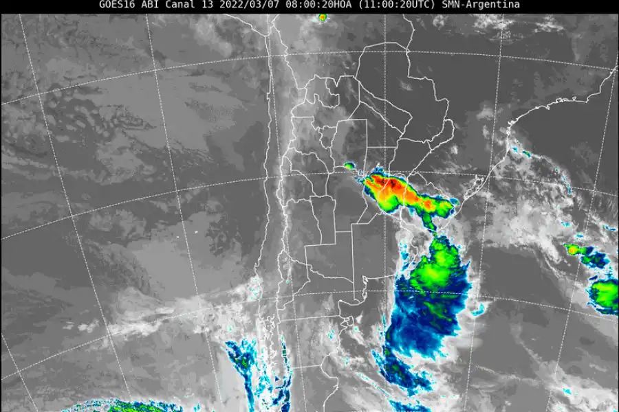 IMÁGENES SATELITALES / SERVICIO METEOROLÓGICO NACIONAL