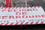 Tras el temporal de lluvia se agravó la situación en el canal Caínzo