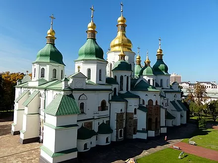 La catedral de Santa Sofía en Kiev.