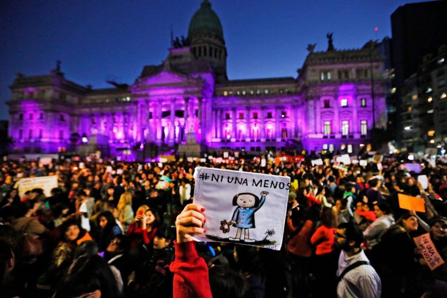 Ni una menos comenzó en 2015 con una masiva marcha 