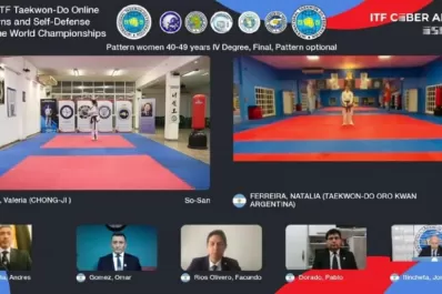 Taekwondo ITF: ganaron en la virtualidad y ahora quieren hacerlo en la realidad