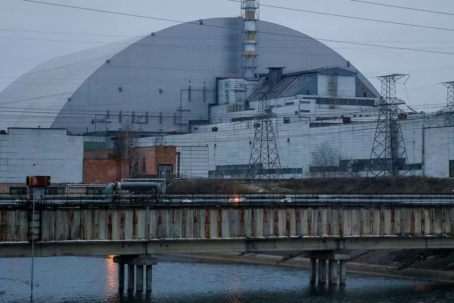 Imagen de archivo de la planta de Chernobyl, tomada el 22 de noviembre de 2018. Foto:  Reuters.