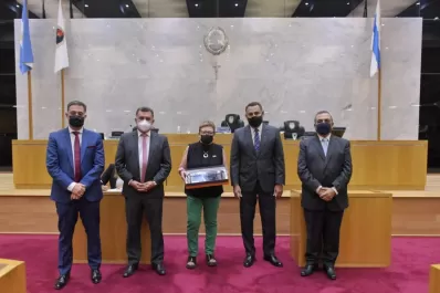 La legislatura homenajeó a una ex combatiente de Malvinas