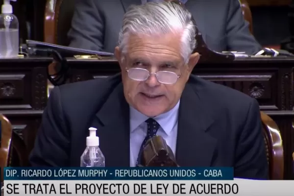 López Murphy confirmó que votará en contra del acuerdo con el FMI