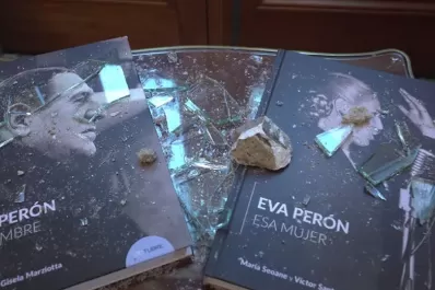 Así quedó el despacho de Cristina Kirchner tras los destrozos en el Congreso