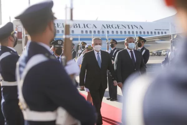 Alberto Fernández llegó a Chile: participará en la asunción de Gabriel Boric como presidente