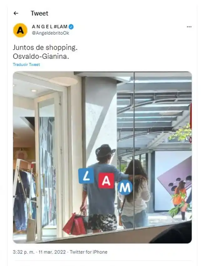 Gianinna Maradona y Daniel Osvaldo se reconciliaron