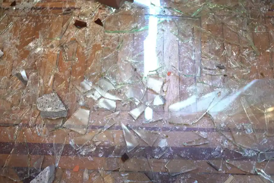 Así quedó el despacho de Cristina Kirchner tras los destrozos en el Congreso